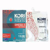 Dầu nhuyễn thể Kori Krill Oil Omega 3 Nhật Bản 152 viên 