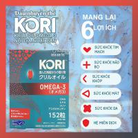 Dầu nhuyễn thể Kori Krill Oil Omega 3 Nhật Bản 152 viên 