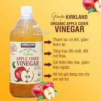 Giấm táo Kirkland Organic Apple Cider Vinegar 946ml của Mỹ