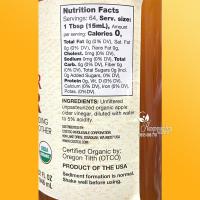 Giấm táo Kirkland Organic Apple Cider Vinegar 946ml của Mỹ