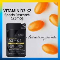 Vitamin D3 K2 Sports Research 125mcg thuần chay 160 viên