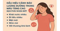 5 dấu hiệu cảnh báo lượng đường trong máu tăng cao bạn phải nhận biết