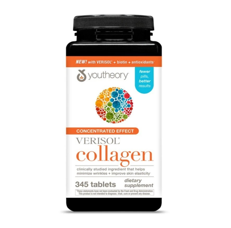 Collagen thủy phân Youtheory Verisol Collagen 345 Tablets Mỹ