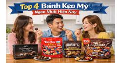 Bánh kẹo Mỹ loại nào ngon? Top 4 sản phẩm phổ biến hiện nay