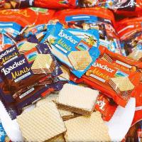 Bánh xốp Loacker Minis 800g mix 3 hương vị - Gói 80 bánh