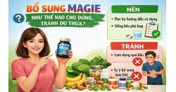Bổ sung magie như thế nào cho đúng, tránh dư thừa?
