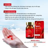 Dầu nhuyễn thể Biken Krill Oil Noah Legend 120 viên của Nhật Bản