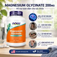 Viên uống bổ sung magie Now Magnesium Glycinate 180 viên