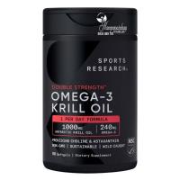 Dầu nhuyễn thể Omega 3 Krill Oil Sports Research 1000mg