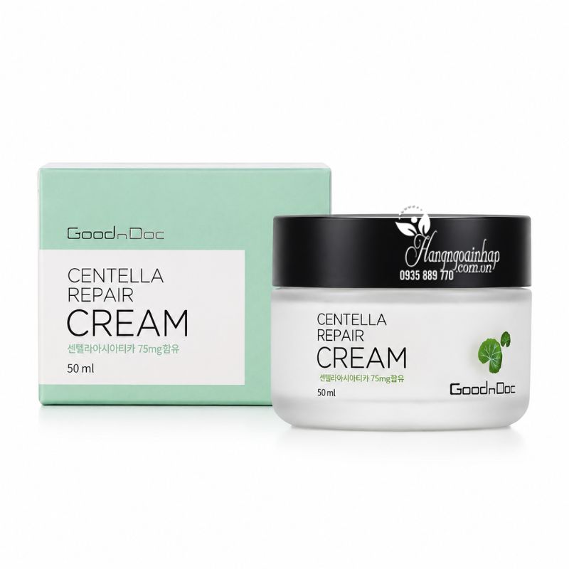 Kem dưỡng phục hồi GoodnDoc Centella Repair Cream 50ml