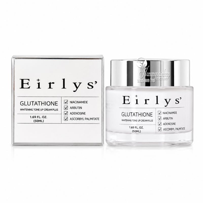 Kem dưỡng trắng da Eirlys Glutathione Whitening Tone Cream 50ml
