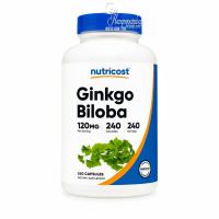 Viên uống bổ não Ginkgo Biloba Nutricost 120mg 240...