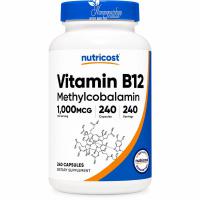 Viên uống Vitamin B12 Nutricost 1000mcg 240 viên của Mỹ 