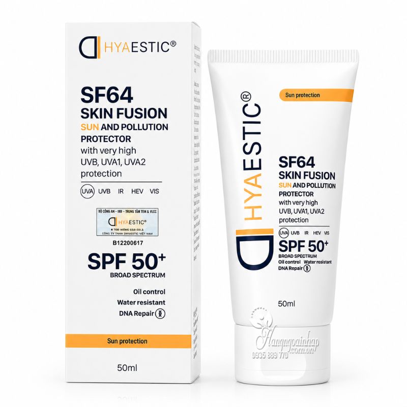Kem chống nắng Hyaestic SF64 Skin Fusion SPF 50+ 50ml 