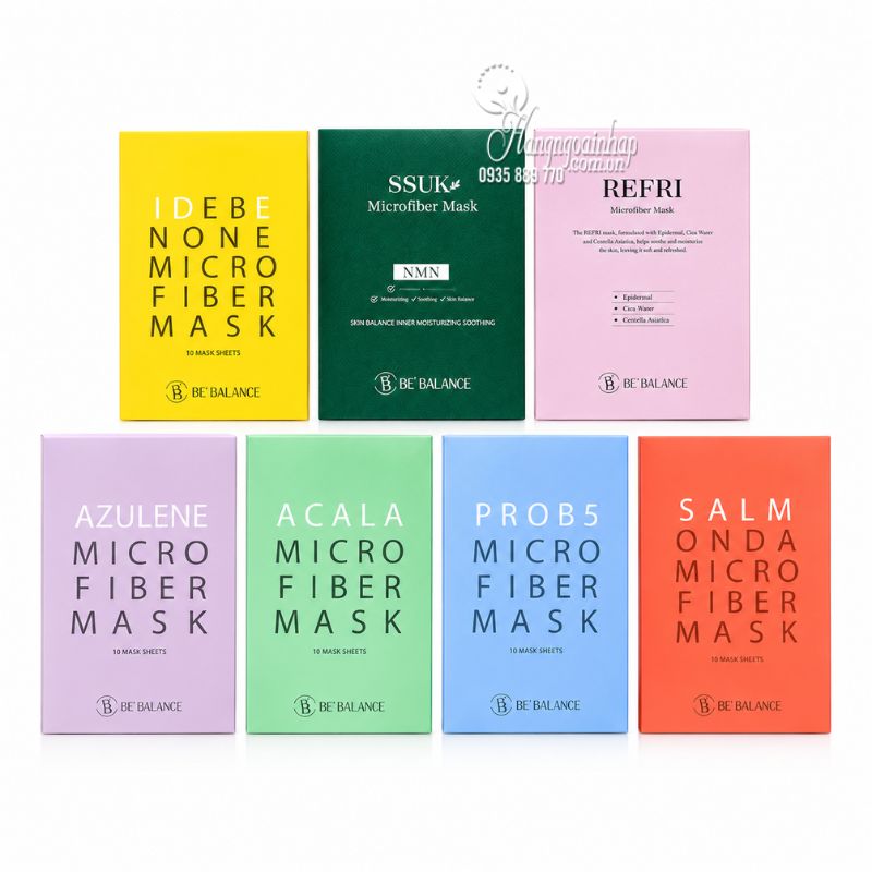 Mặt nạ vải vi sợi Be’Balance Micro Fiber Mask 3 in 1 Hàn Quốc