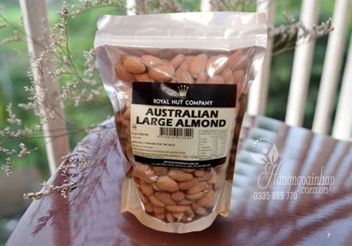 Hạt Hạnh Nhân Australian Large Almond 500G Của Úc