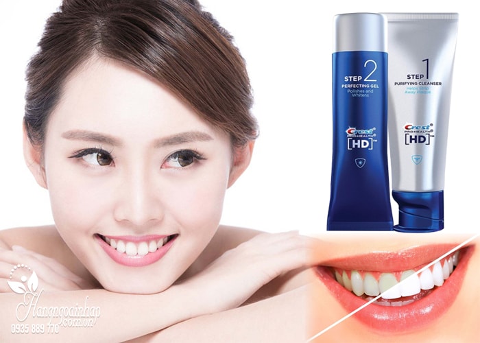 Bộ kem làm trắng răng Crest HD Pro-Health Daily Two Step 