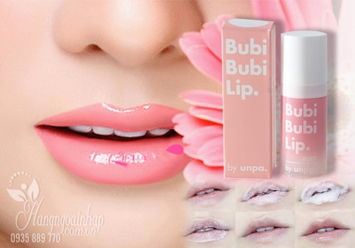 Tẩy tế bào chết môi dạng bọt - Unpa Bubi Bubi Lip của Hàn Quốc