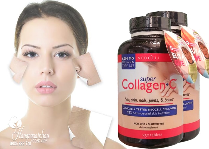 Super Collagen +C 250 viên type 1&3