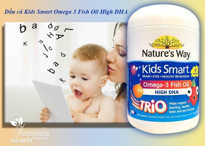 Dầu cá Kids Smart Omega 3 Fish Oil High DHA cho bé