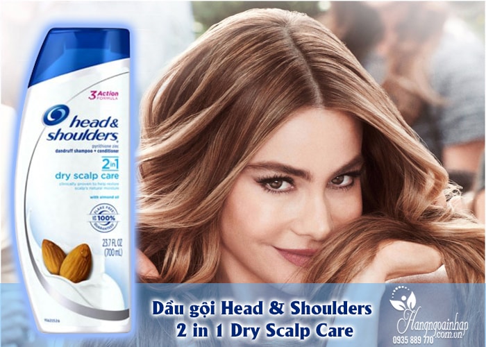 Dầu gội Head & Shoulders 2 in 1 Dry Scalp Care của Mỹ