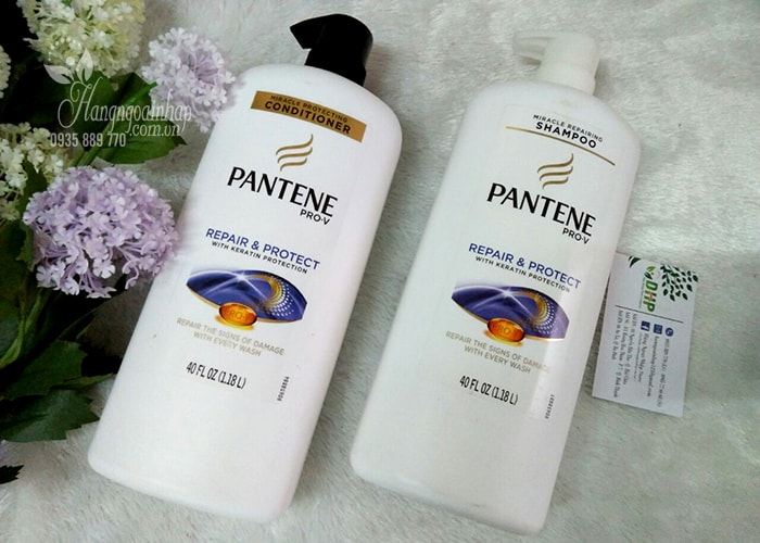 Bộ dầu gội xả Pantene Repair and Protect 1,18 lít của Mỹ