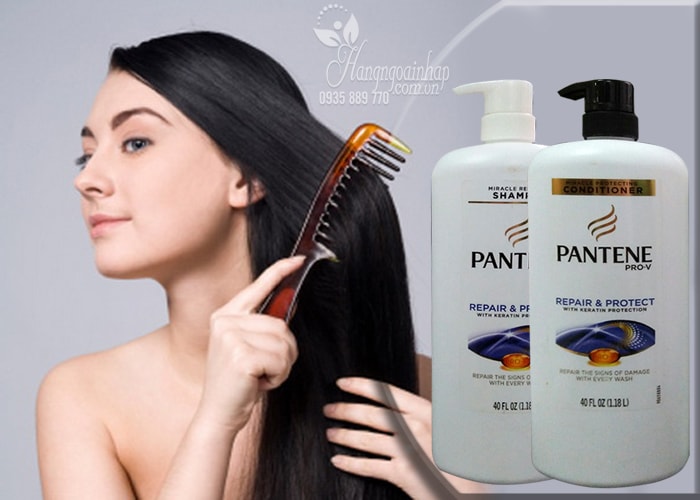 Bộ dầu gội và xả Pantene Repair and Protect 1,18 lít của Mỹ