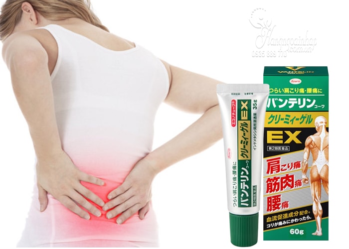 Gel bôi giảm đau nhức và viêm khớp Banterin Kowa EX 60g 