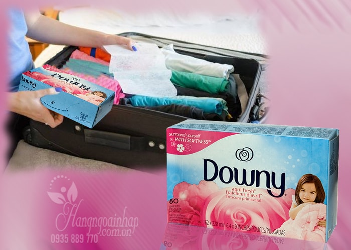 Giấy thơm quần áo downy