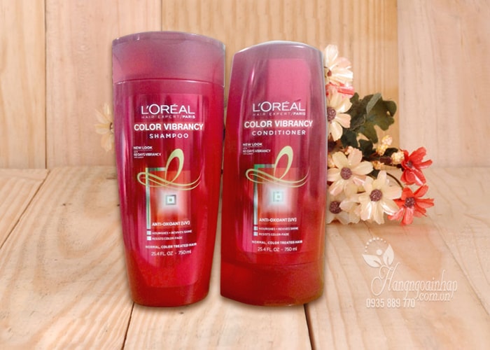 Set Gội xả Loreal Color Vibrancy 750ml - Dành cho tóc nhuộm