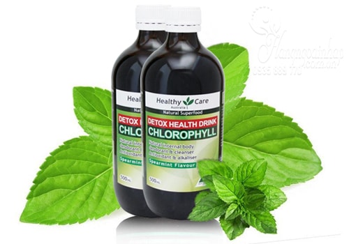 Nước diệp lục Healthy Care Chlorophyll Detox Drink 500ml của Úc