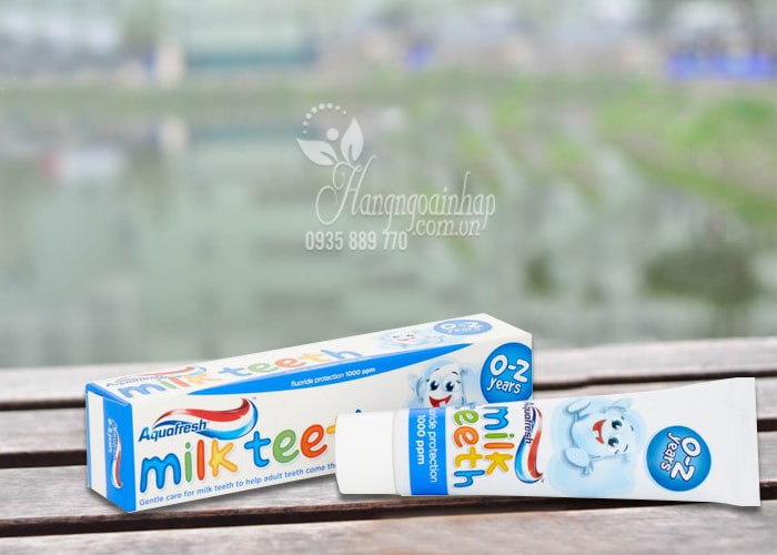 Kem đánh răng Aquafresh Milk Teeth 50ml cho trẻ từ 0-2 tuổi 