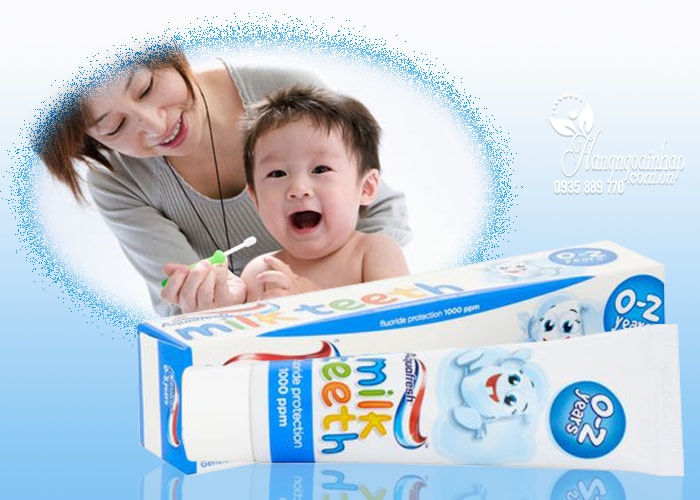 Kem đánh răng Aquafresh Milk Teeth cho trẻ từ 0 đến 2 tuổi 