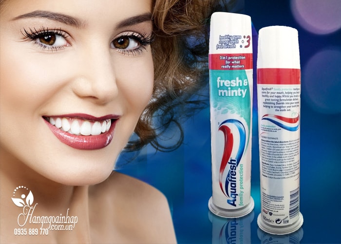 Kem đánh răng Aquafresh Family Protection Fresh & Minty 