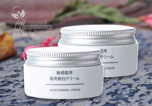 Kem dưỡng trắng da Muji White Moisturising Cream 45g của Nhật Bản