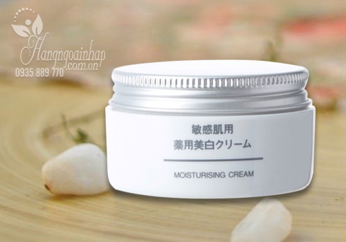 Kem dưỡng trắng da Muji White Moisturising Cream 45g của Nhật Bản