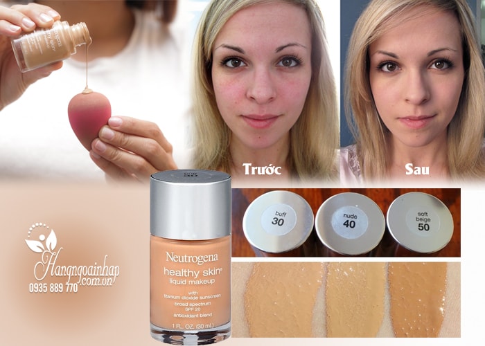 Kem nền Neutrogena Healthy Skin Liquid Makeup SPF 20 30ml