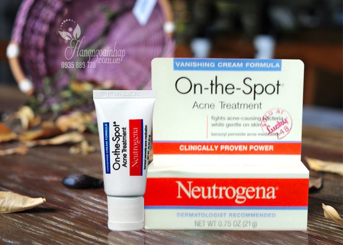 Kem trị mụn Neutrogena On-The-Spot Acne Treatment 21g của Mỹ