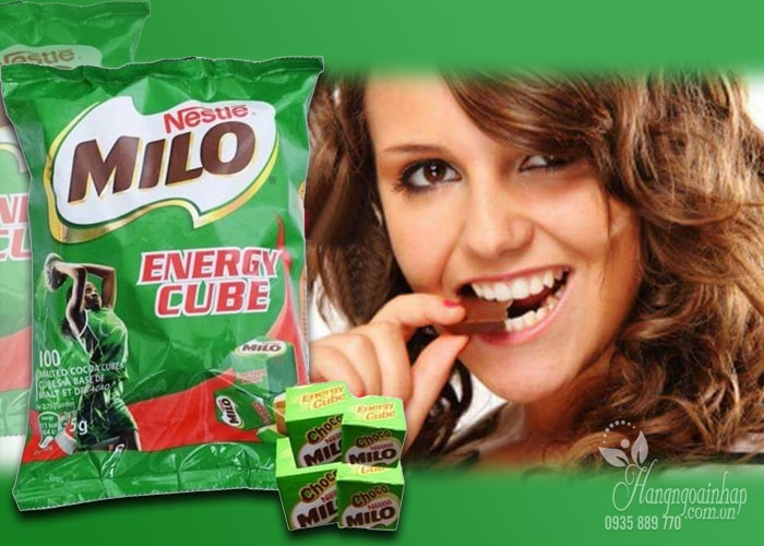 Kẹo Milo Energy Cube 100 viên của Thái Lan 