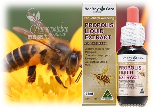 Keo ong Healthy Care Propolis Liquid Extract của Úc 25ml