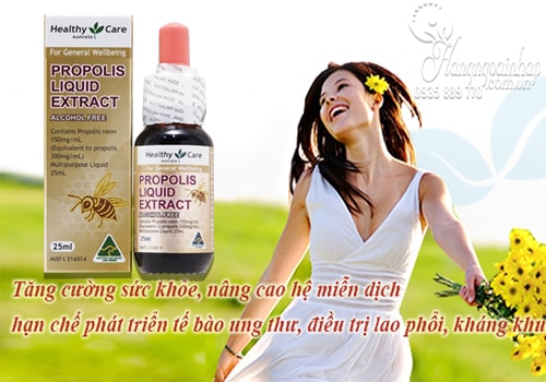 Keo ong Healthy Care Propolis Liquid Extract của Úc 25ml
