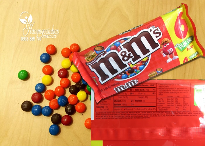 Kẹo Socola M&M Fun Size 106g nhập khẩu từ Mỹ