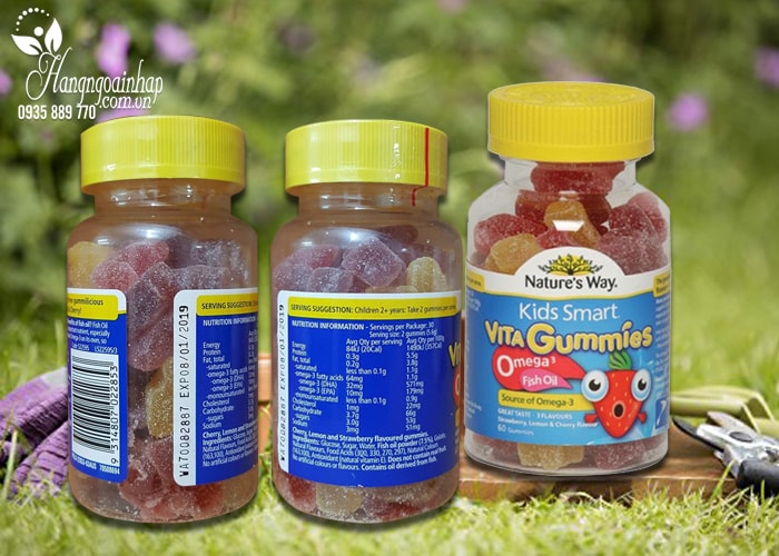 Nature’s Way Kids Smart Vita Gummies Omega 3 Fish Oil 60 viên của Úc