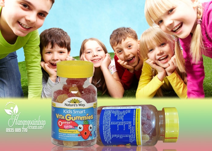 Nature’s Way Kids Smart Vita Gummies Omega 3 Fish Oil 60 viên 