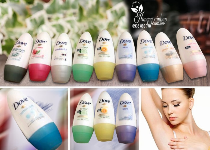 Lăn khử mùi Dove 50ml của Mỹ, hàng chính hãng