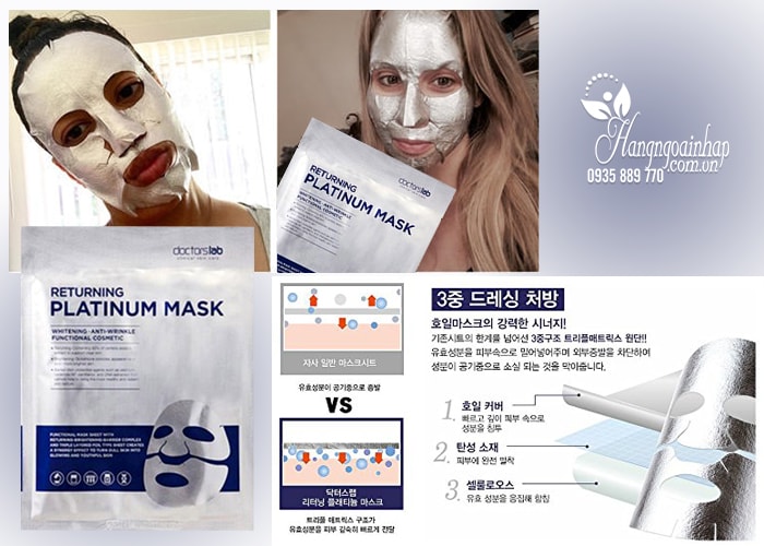 Mặt nạ dưỡng trắng da Doctorslab Returning Platinum Mask 