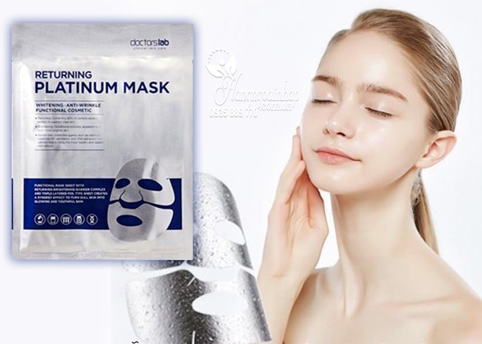 Mặt nạ dưỡng trắng da Doctorslab Returning Platinum Mask hộp 5 miếng