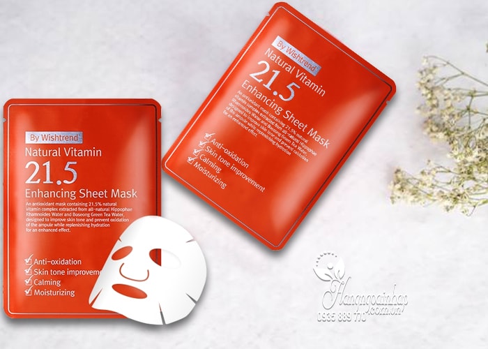Mặt nạ giấy OST Natural Vitamin 21.5 Enhancing Sheet Mask của Hàn Quốc