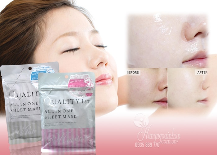 Mặt nạ giấy Quality First All in one Sheet Mask của Nhật Bản