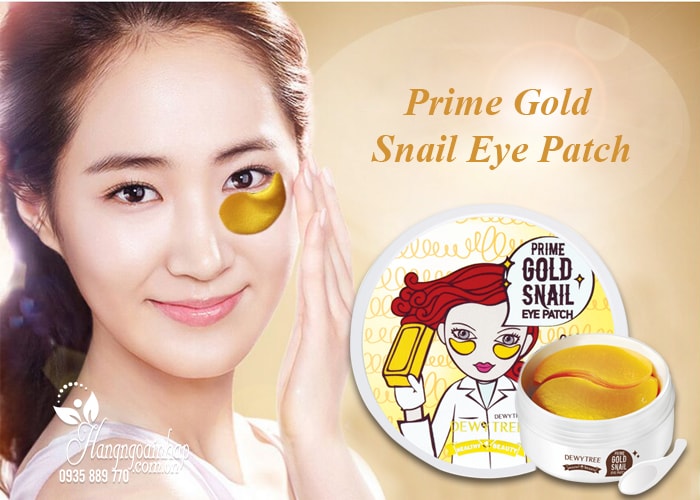 Mặt nạ đắp mắt Prime Gold Snail Eye Patch 90g